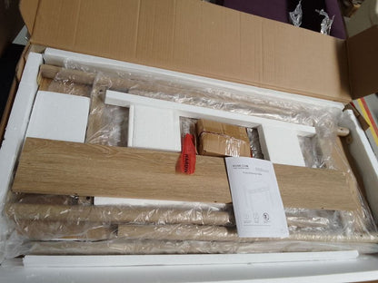 DUS-CC2-04960 Grade-BER Dusk Posy Dressing Table - Light Wood RRP £129.00