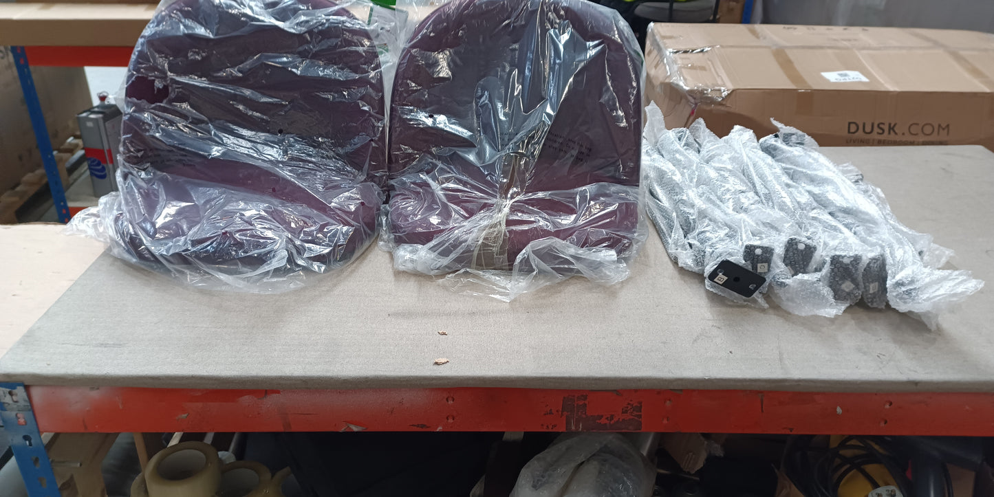 Lot of 10 x Dusk Furniture items grade-BER Spares or repair Returns pallet RRP £1881.00