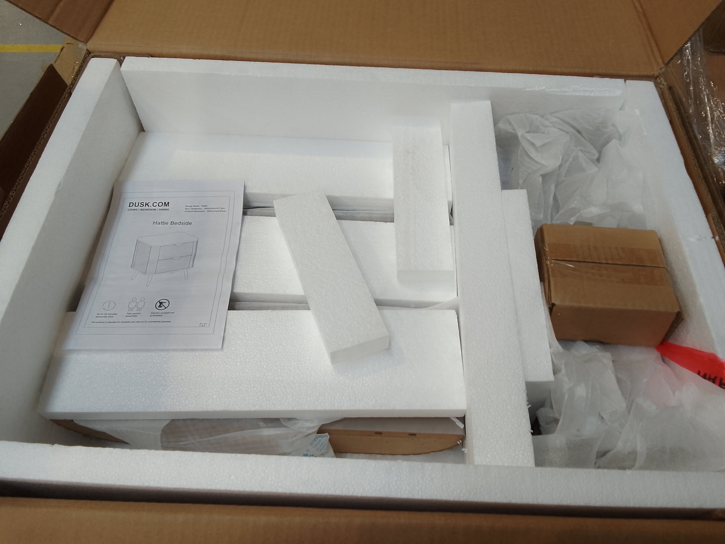 Lot of 13 x Dusk furniture items grade-BER Spares or repair RRP £1807.00