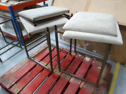 Lot of 2 x Dusk Rae Bar Stools grade-BER Spares or repair RRP £318.00