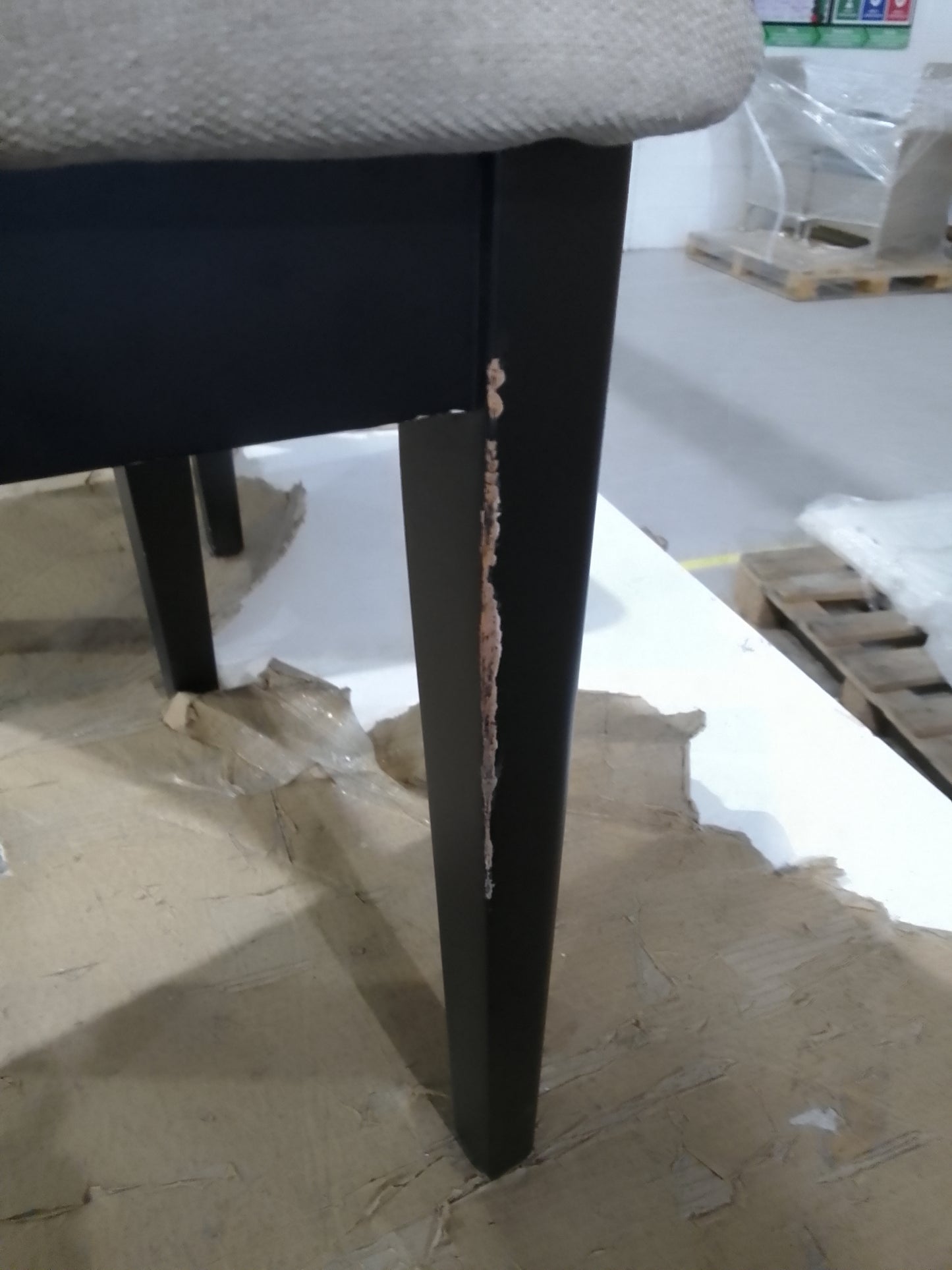 Lot of 4 x DFS Sloane Dining Chair grade-C3 Damaged repairable RRP £556.00