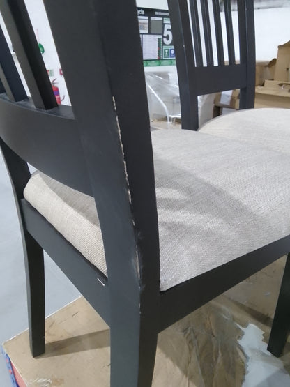 Lot of 4 x DFS Sloane Dining Chair grade-C3 Damaged repairable RRP £556.00