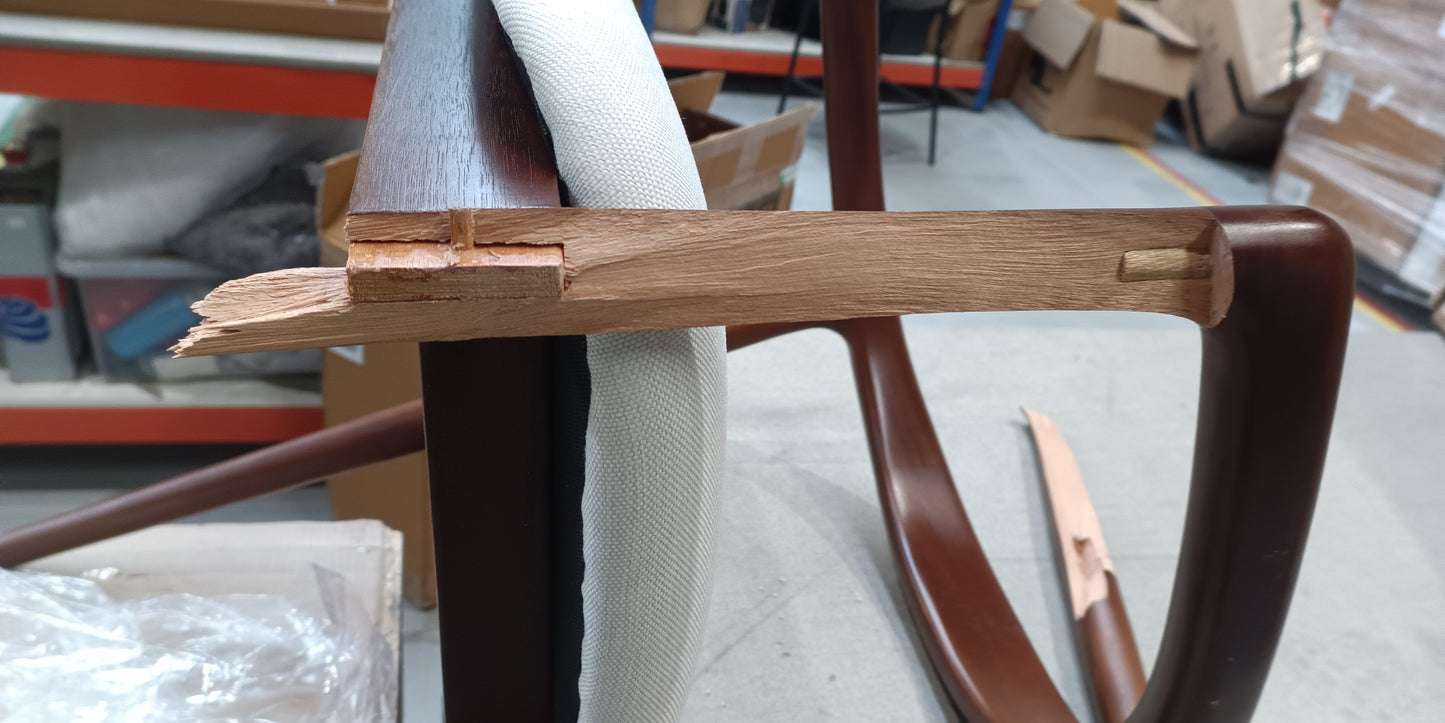 Lot of 7 x Fishe & Lilly modern parquet furniture items grade-BER Spares or repair RRP £1629.93