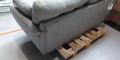 MAS-APM-09033 Grade-BER Marks & Spencer Wyatt Large 2 Seater Sofa in Steel Soft Herringbone RRP £799