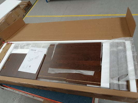 DUS-CC2-02980 Grade-B Dusk Marnie Tv Unit for TVs up to 60" - Walnut RRP £170.00