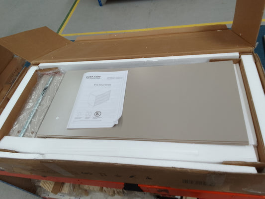 DUS-CC2-03066 Grade-B Dusk Evie 3 Drawer Chest - Taupe RRP £179.00