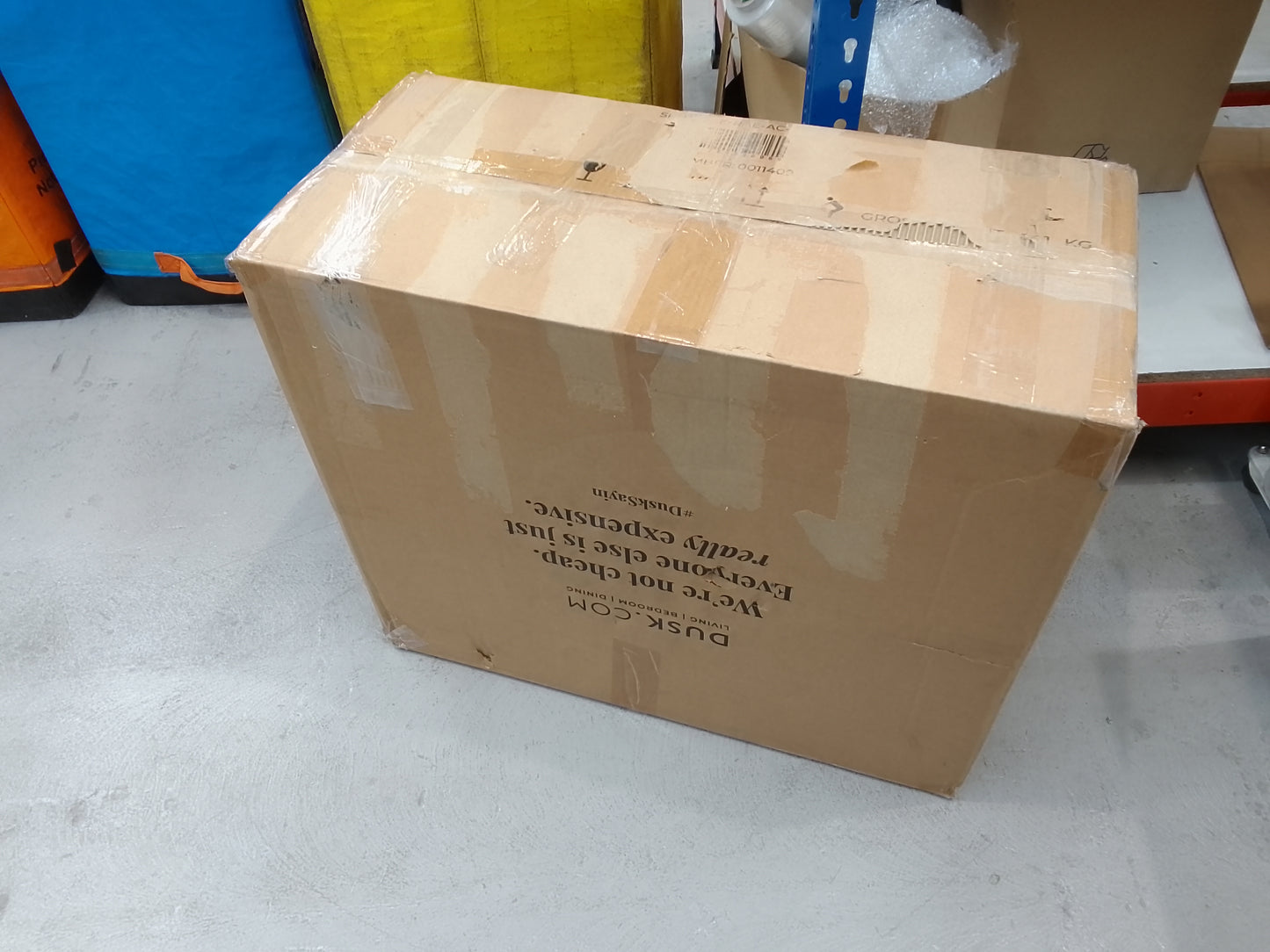 DUS-CC2-03326 Grade-B Dusk Rae Accent Chair - Charcoal RRP £139.00