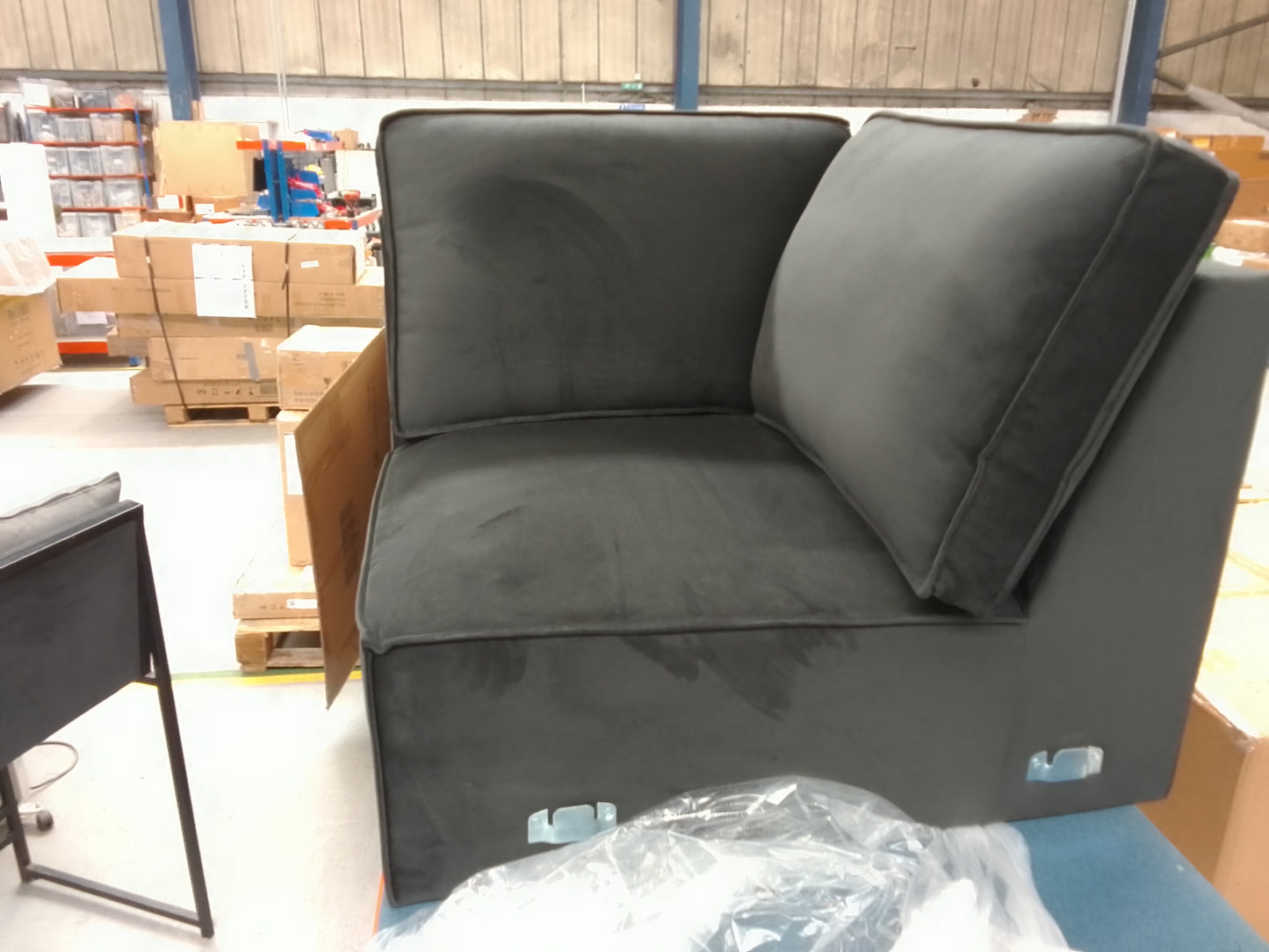 DUS-CC2-03312 Grade-B Dusk Brooklyn Modular Sofa Corner Seat in Ink RRP £150.00