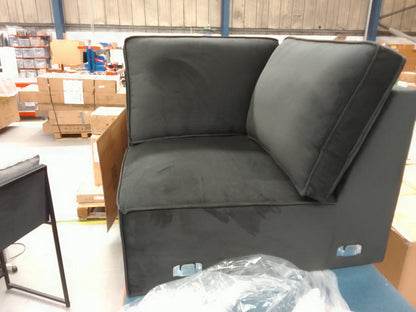 DUS-CC2-03312 Grade-B Dusk Brooklyn Modular Sofa Corner Seat in Ink RRP £150.00