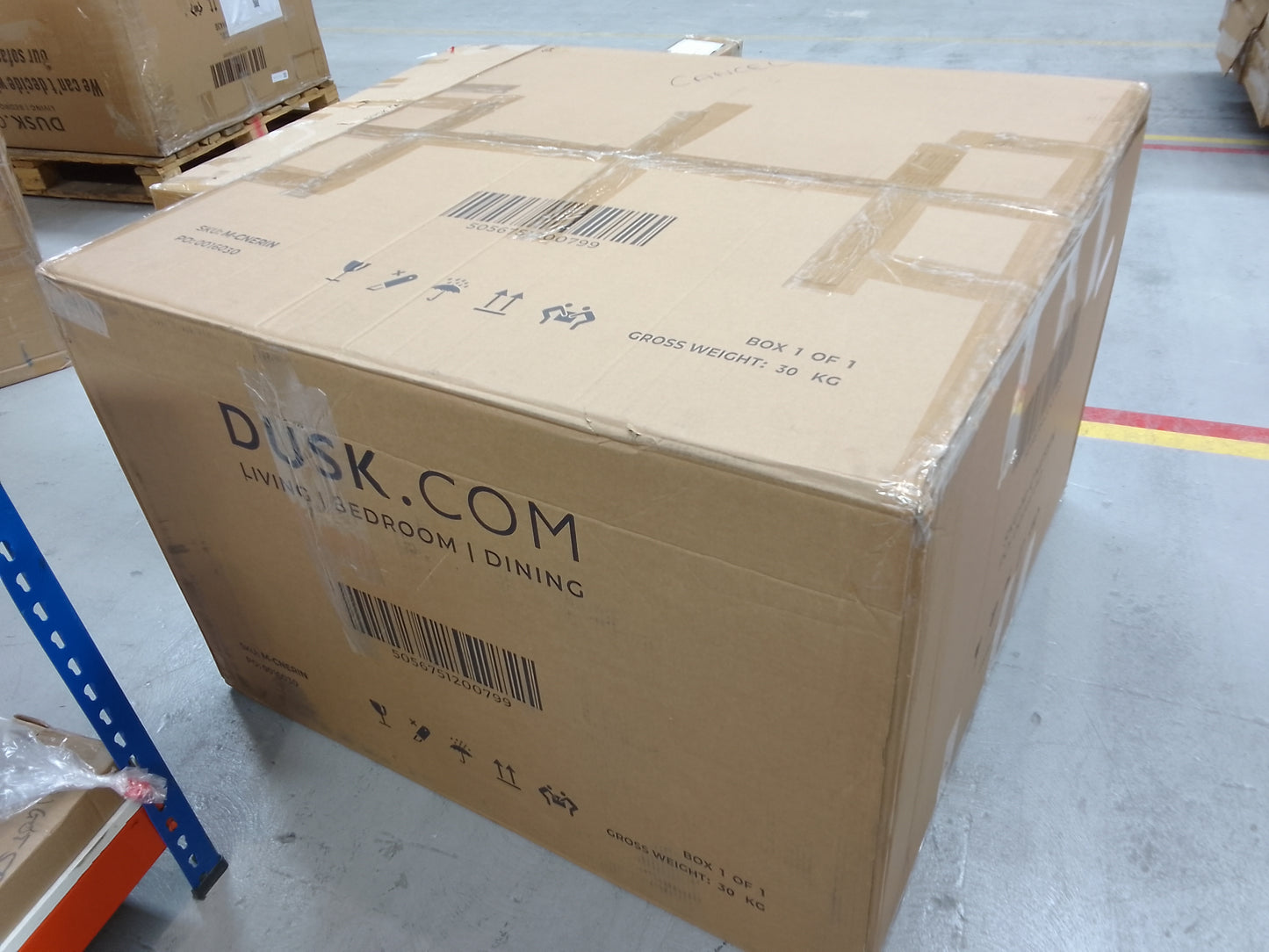 DUS-CC2-03312 Grade-B Dusk Brooklyn Modular Sofa Corner Seat in Ink RRP £150.00