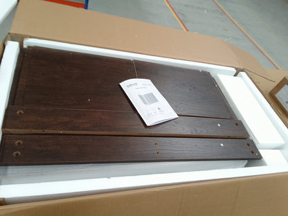 DUS-CC2-04276 Grade-B Dusk Hattie 5 Drawer Chest - Walnut RRP £249.00