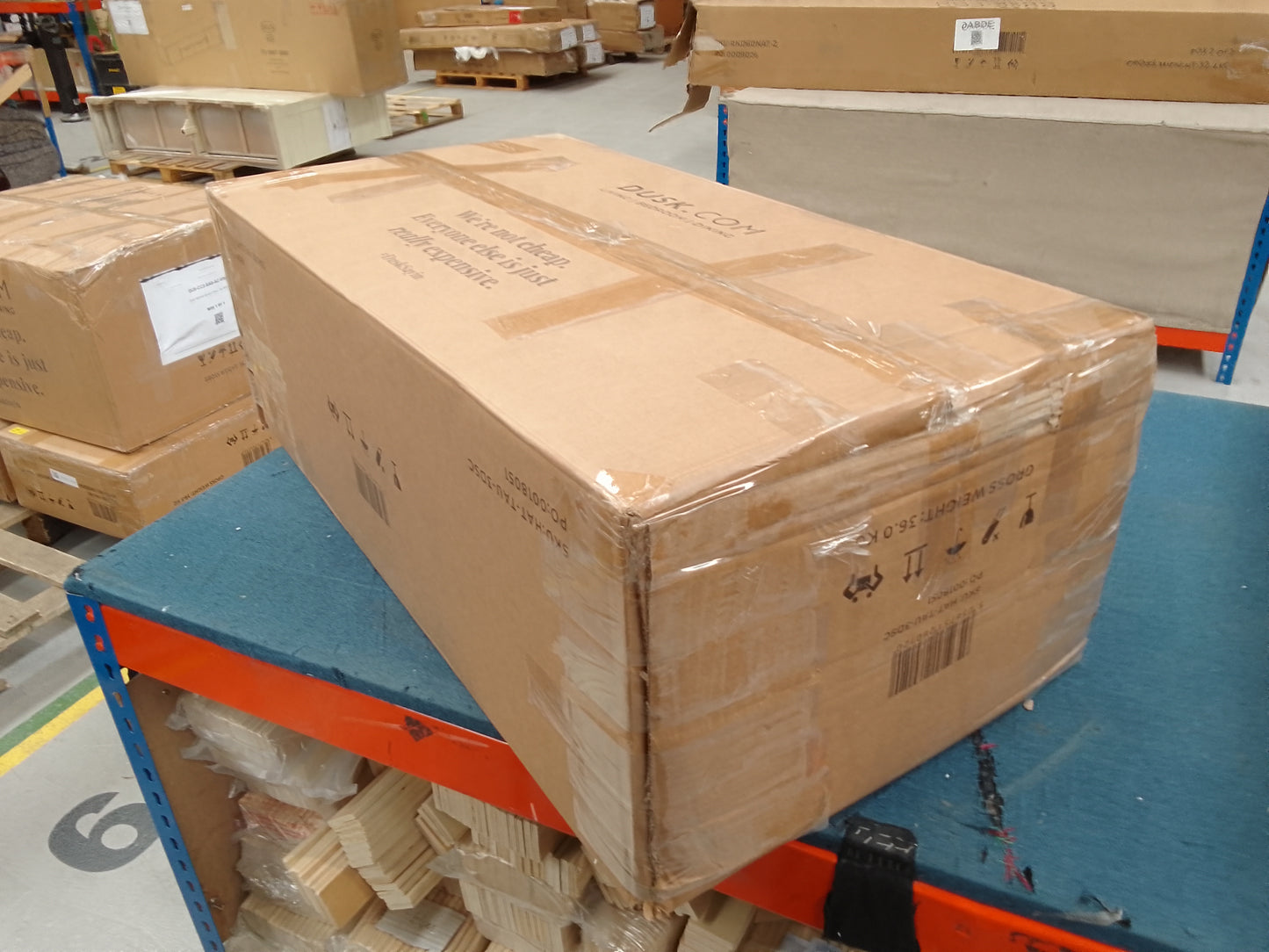 DUS-CC2-04274 Grade-B Dusk Hattie 3 Drawer Small Chest - Taupe RRP £189.00