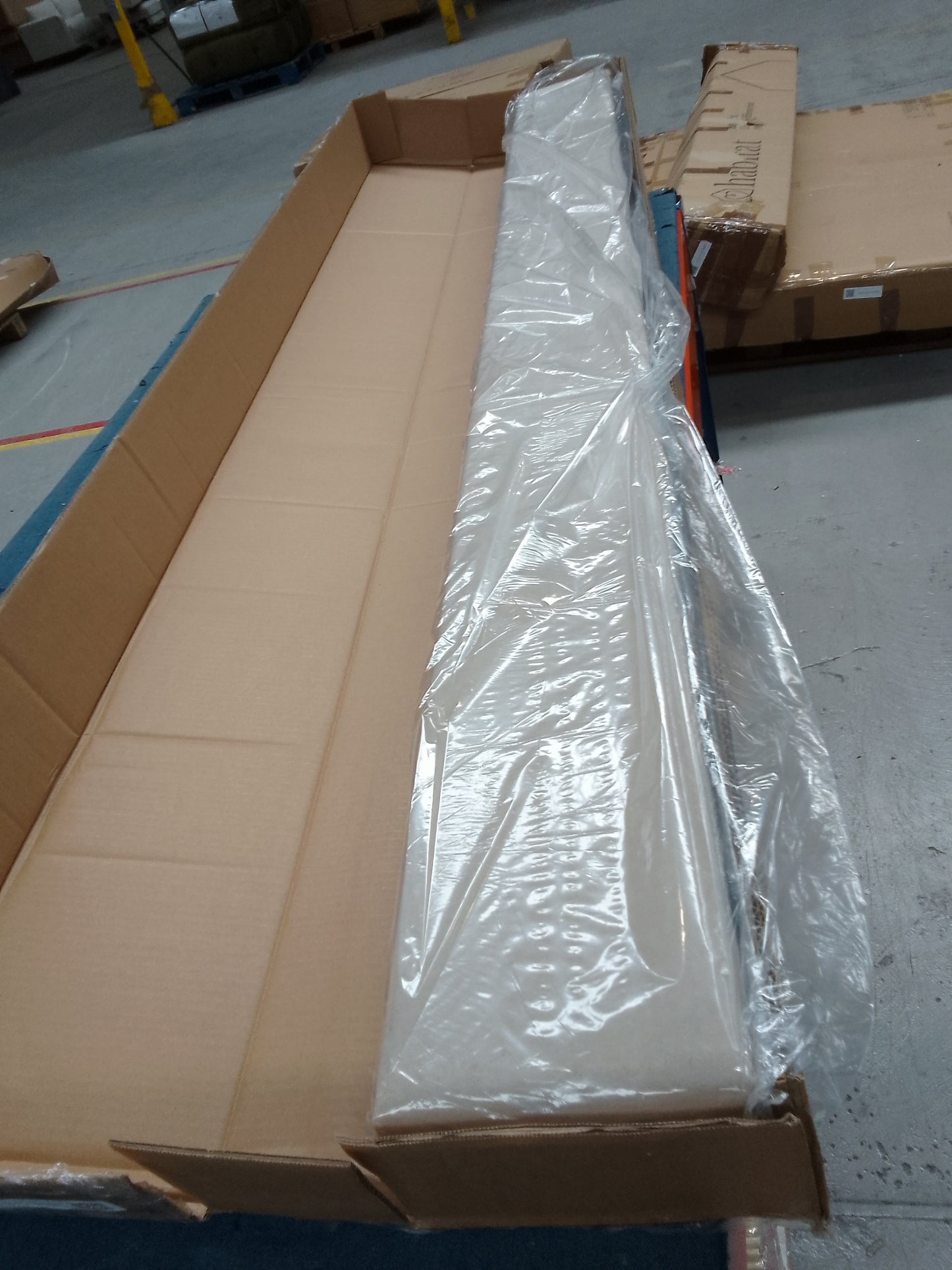 DUS-CC2-04266 Grade-B Dusk Wiltshire Double Bed Frame - Stone RRP £329.00