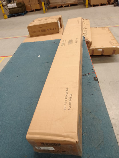 DUS-CC2-04266 Grade-B Dusk Wiltshire Double Bed Frame - Stone RRP £329.00