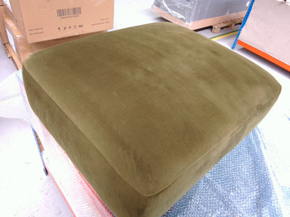 DUS-CC2-04659 Grade-B Dusk Malibu Pouffe - Rich Green RRP £179.00