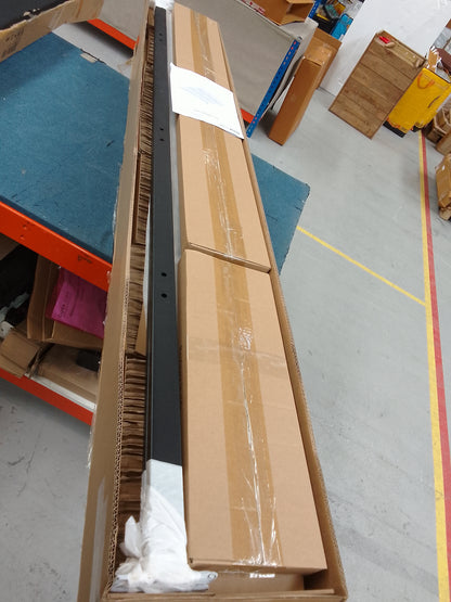 DUS-CC2-04330 Grade-C1 Dusk Ascot Super King Bed Frame - Chenille Light Grey RRP £199.00
