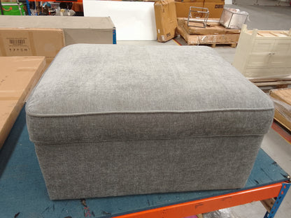 DUS-CC2-04797 Grade-B Dusk Soho Ottoman Storage Pouffe - Grey RRP £199.00