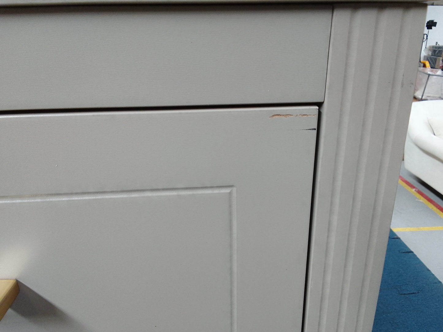 DUS-CC2-04966 Grade-C3 Dusk Sienna 2 Drawer Bedside Table - Taupe RRP £99.00