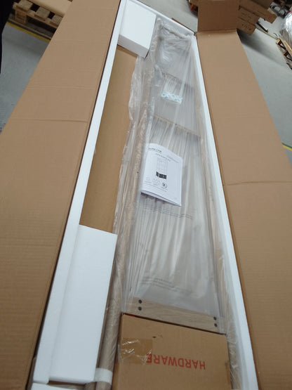 DUS-CC2-04062 Grade-B Dusk Hattie Shelving Unit - Light Wood RRP £249.00