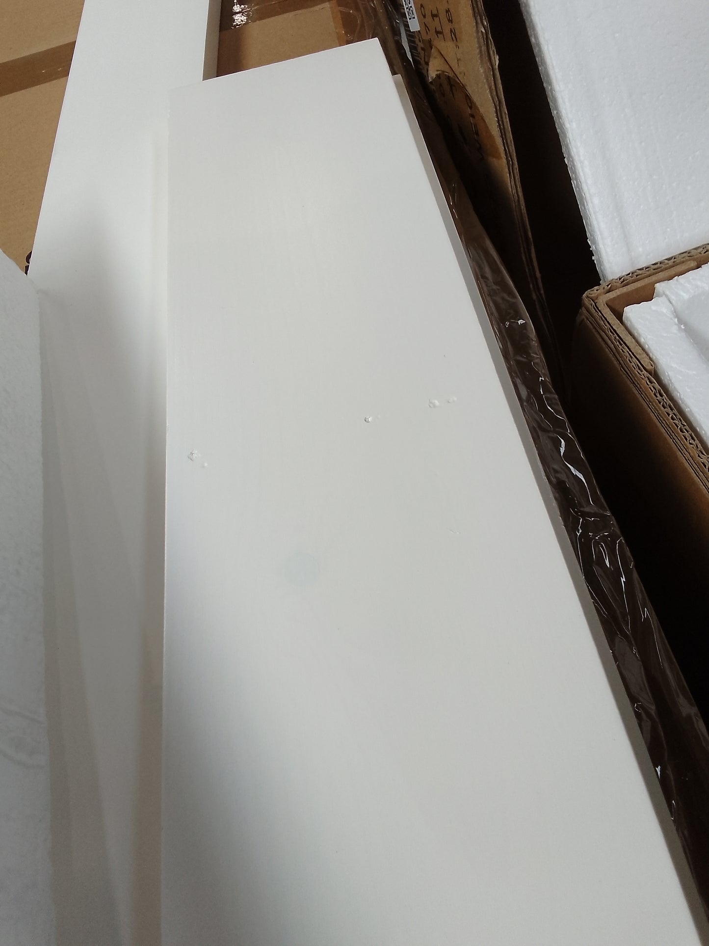 DUS-CC2-04611 Grade-B Dusk Dartmouth King Size Bed Frame - White RRP £219.00