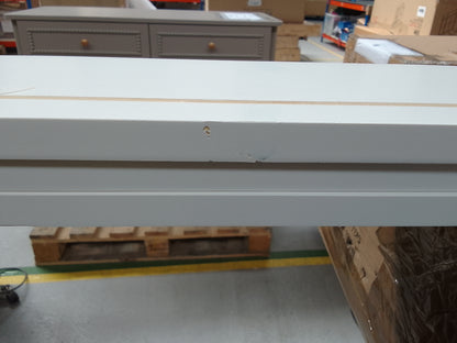 DUS-CC2-04611 Grade-B Dusk Dartmouth King Size Bed Frame - White RRP £219.00