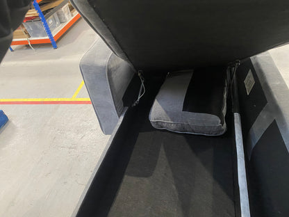 DUS-GOL-09102 Grade-BER Dusk Soho Left Hand Storage Chaise Sofa - Grey RRP £859