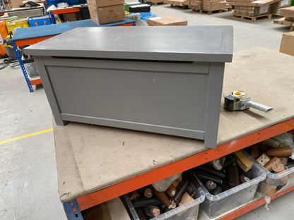 ROS-OUT-00127 Grade-C3 Roseland Furniture Cornish Blanket Box in Grey RRP £169.95