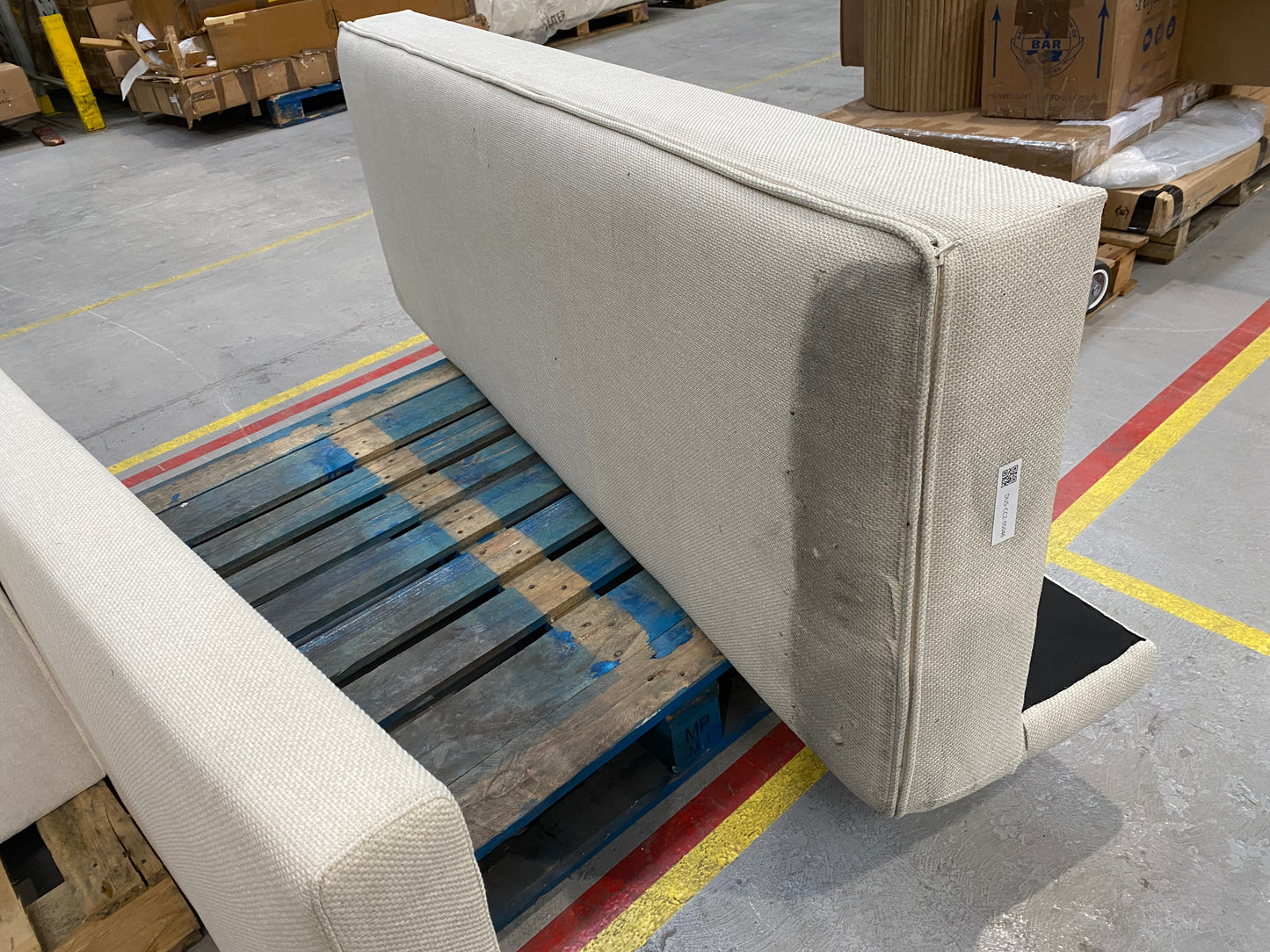 DUS-CC2-05046 Grade-C3 Dusk Soho Sofa Bed - Natural RRP £799.00