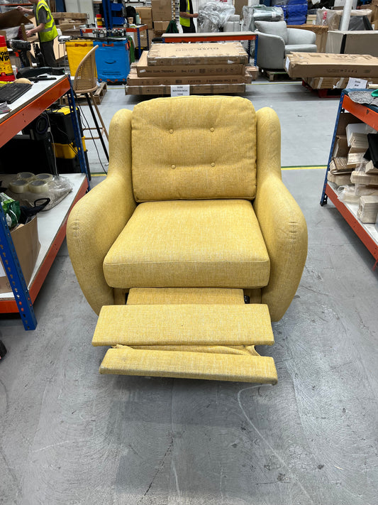 DFS-UPH-03565 Grade-BER-DOA DFS Camden Motion Chair in Yellow with Foam Seat RRP £1029