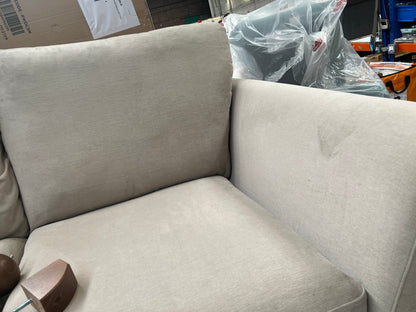 MAS-APM-07089 Grade-BER-DOA Marks & Spencer Scarlett Large 2 Seater Sofa in Natural Aquaclean Chenille RRP £1199