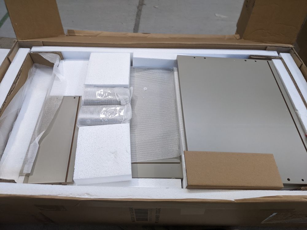 DUS-GOL-02293 Grade-B Dusk Isla Tall Storage Unit - Taupe RRP £152