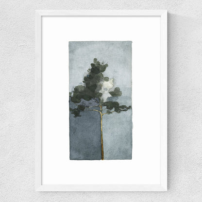 EAS-CCG-00053 Grade-C0 East End Prints The Pine III by Jörgen Hansson 40x50 Black Framed Art Print RRP £85.00