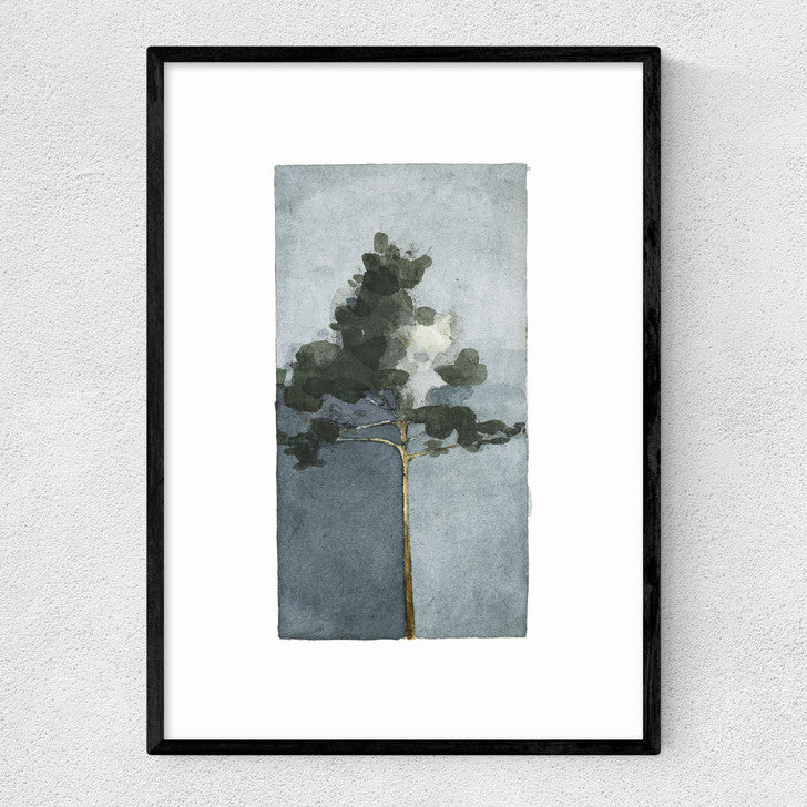 EAS-CCG-00053 Grade-C0 East End Prints The Pine III by Jörgen Hansson 40x50 Black Framed Art Print RRP £85.00