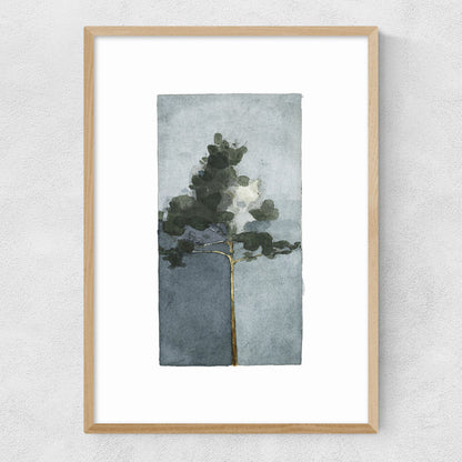 EAS-CCG-00053 Grade-C0 East End Prints The Pine III by Jörgen Hansson 40x50 Black Framed Art Print RRP £85.00