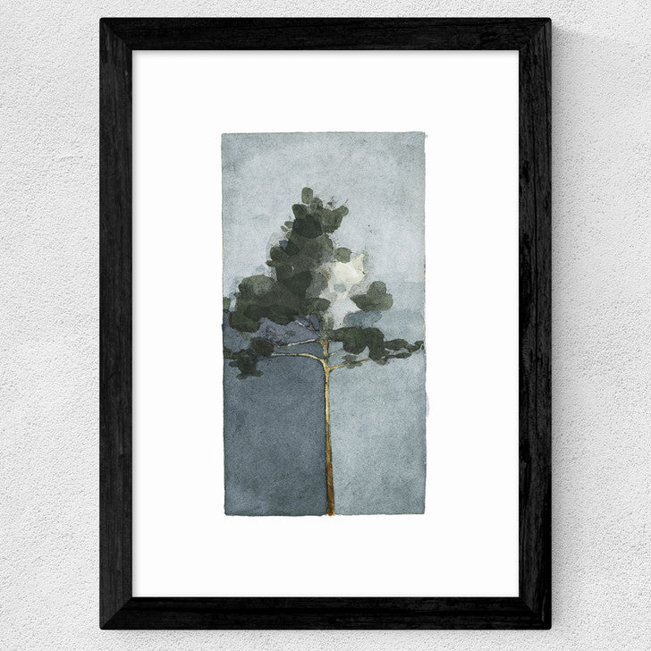 EAS-CCG-00053 Grade-C0 East End Prints The Pine III by Jörgen Hansson 40x50 Black Framed Art Print RRP £85.00