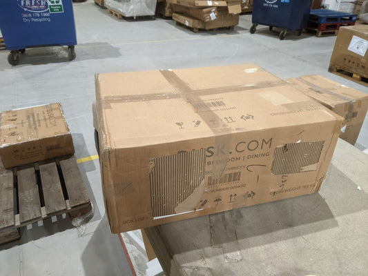 DUS-GOL-02947 Grade-B Dusk Rae Set Of 2 Barstools - Velvet - Charcoal RRP £159