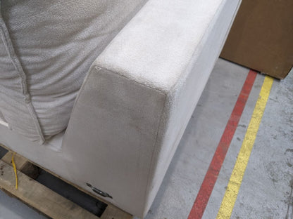 DUS-APM-62845 Grade-BER-DOA Dusk Brooklyn Small Right Hand L-Shape Sofa - Ivory RRP £1599