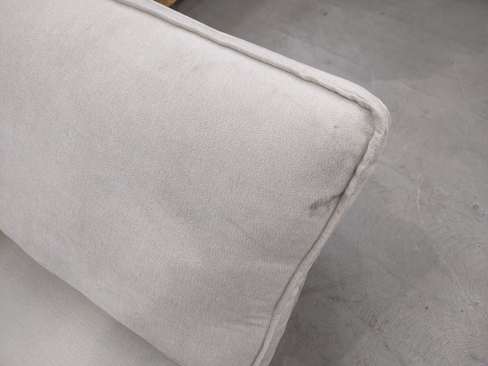 DUS-APM-62845 Grade-BER-DOA Dusk Brooklyn Small Right Hand L-Shape Sofa - Ivory RRP £1599