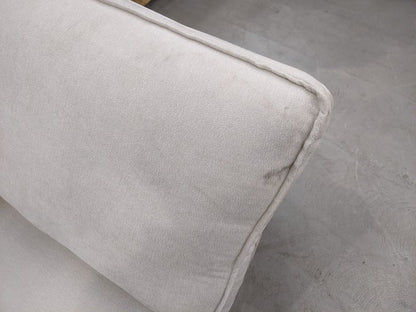 DUS-APM-62845 Grade-BER-DOA Dusk Brooklyn Small Right Hand L-Shape Sofa - Ivory RRP £1599