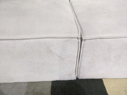 DUS-GOL-00519 Grade-C2 Dusk Brooklyn 3 Seater Sofa - Ivory RRP £799