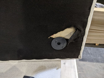 DUS-GOL-00519 Grade-C2 Dusk Brooklyn 3 Seater Sofa - Ivory RRP £799