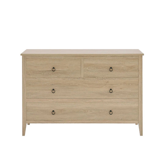 DUS-APM-29487 Grade-B Dusk Nell 4 Drawer Chest - Wood RRP £319