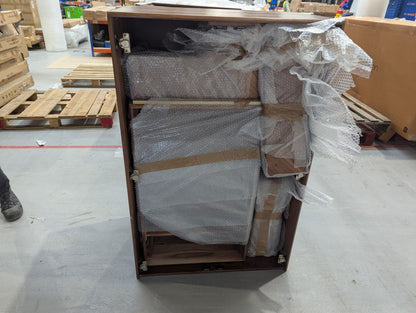 SWO-AP-35956 Grade-BER Norrebro Wardrobe Two Drawer Acacia RRP £1099