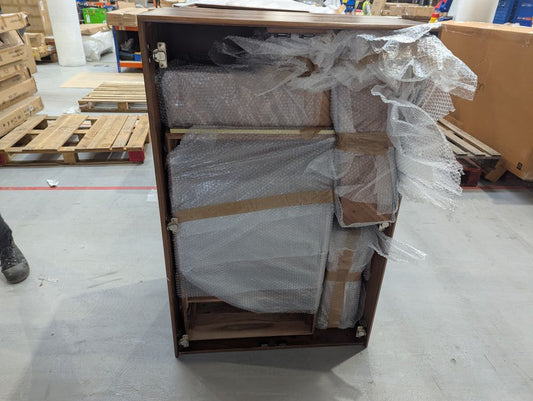 SWO-AP-35956 Grade-BER Norrebro Wardrobe Two Drawer Acacia RRP £1099