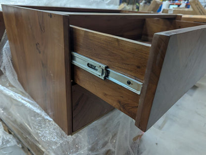 SWO-AP-35956 Grade-BER Norrebro Wardrobe Two Drawer Acacia RRP £1099