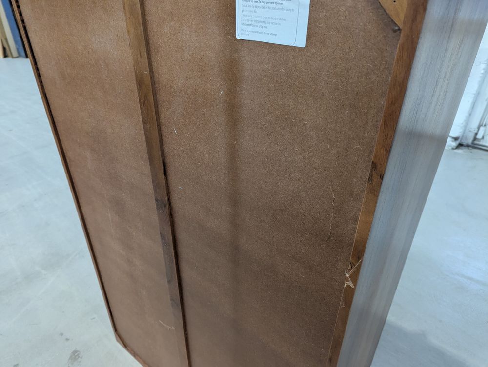 SWO-AP-35956 Grade-BER Norrebro Wardrobe Two Drawer Acacia RRP £1099