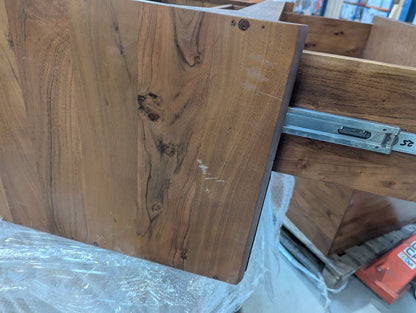 SWO-AP-35956 Grade-BER Norrebro Wardrobe Two Drawer Acacia RRP £1099