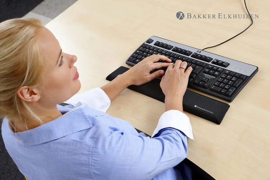 POS-CC2-00127 Grade-B Posturite Bakker Elkhuizen Trapezium Wrist Rest - Standard RRP £36