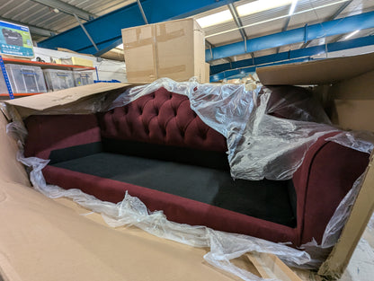 Lot of 2 x Dusk Sofas Hebden and Chesterfield for Repair or Spares (ref DUS-APM-A-10148) Total RRP £1778