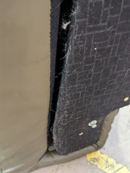 STR-NOR-00216 Grade-C2 Stressless Mary Wood 2 Seater Sofa With 2 Power Recline In Paloma Dark Olive RRP £5869